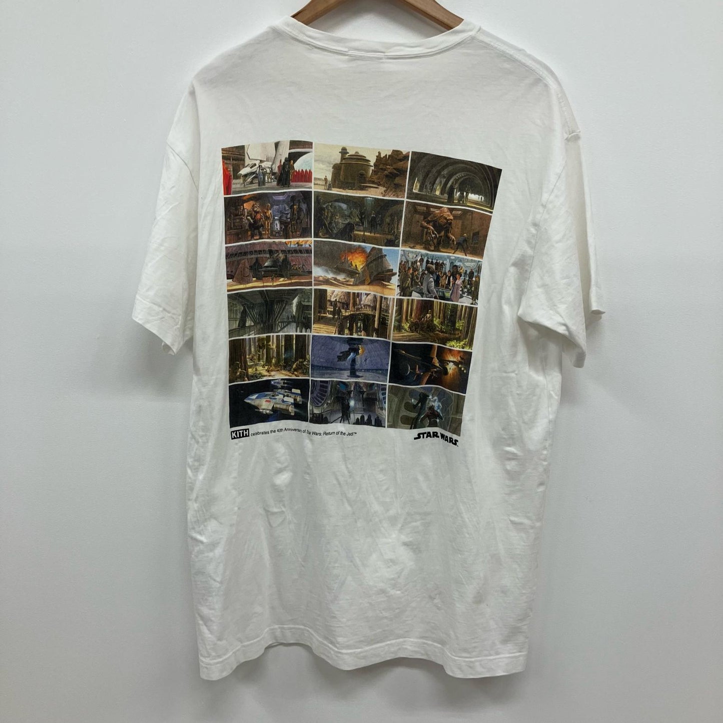 KITH | キース Kith x Star Wars Concept Tee White 半袖Ｔシャツ KHM031016 ホワイト サイズ：L【イオン広店】