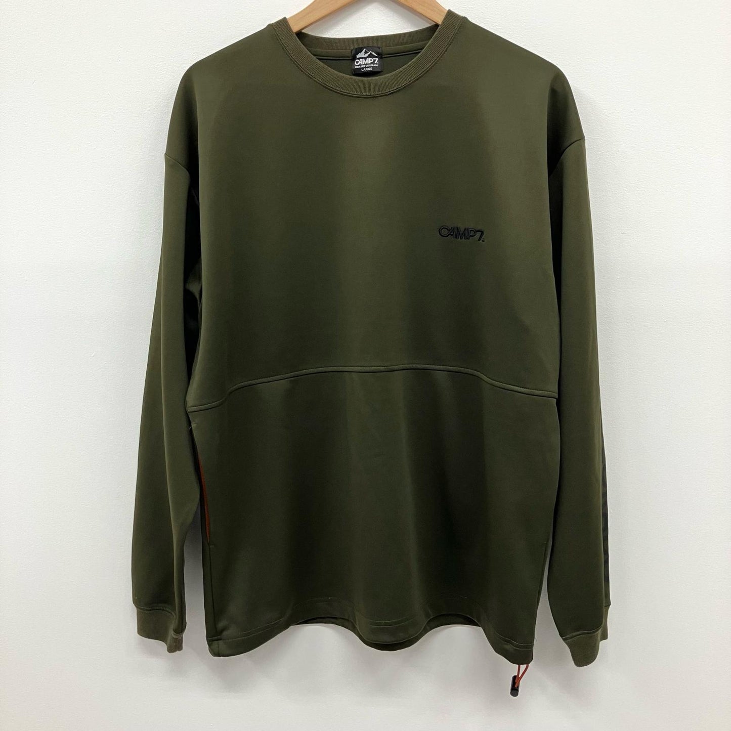 CAMP7 | キャンプセブン 長袖Ｔシャツ CP-4214004 カーキグリーン サイズ：L【イオン広店】