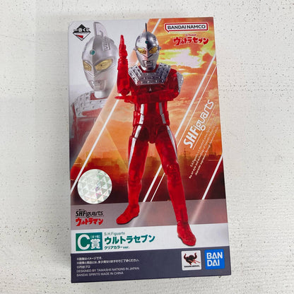 フィギュア C賞 ウルトラセブン クリアカラーver. 一番くじ S.H.Figuarts ウルトラマン ウルトラセブン【フィギュア】【イオン広店】