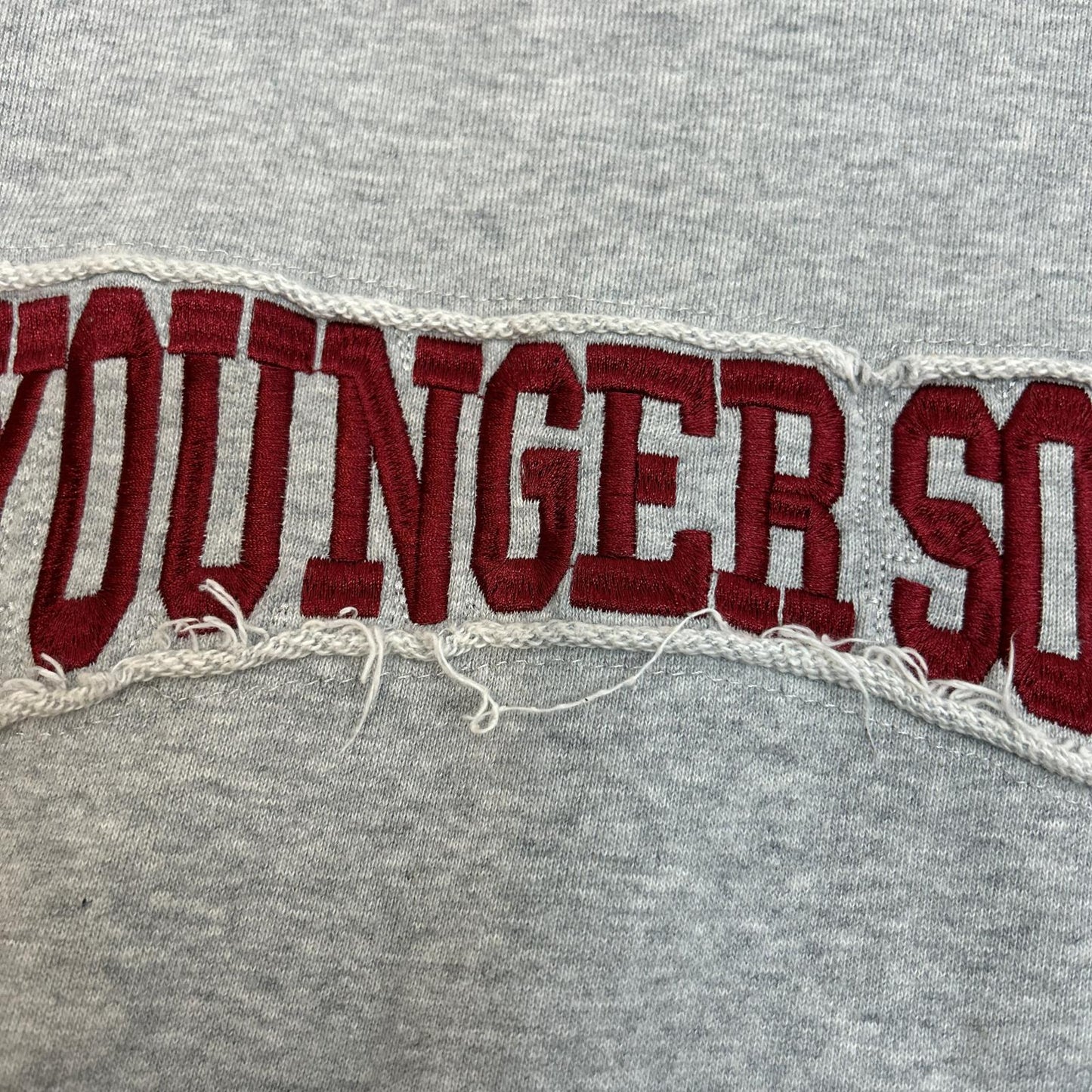 youngersong | ヤンガーソング pigment college logo sweat スウェット YS1215 グレー サイズ：M【イオン広店】