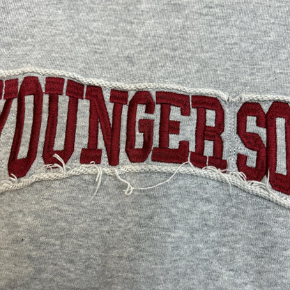 youngersong | ヤンガーソング pigment college logo sweat スウェット YS1215 グレー サイズ：M【イオン広店】