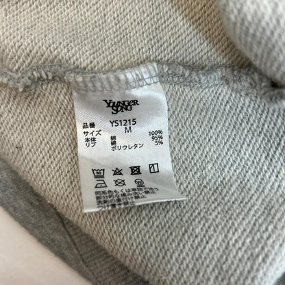 youngersong | ヤンガーソング pigment college logo sweat スウェット YS1215 グレー サイズ：M【イオン広店】