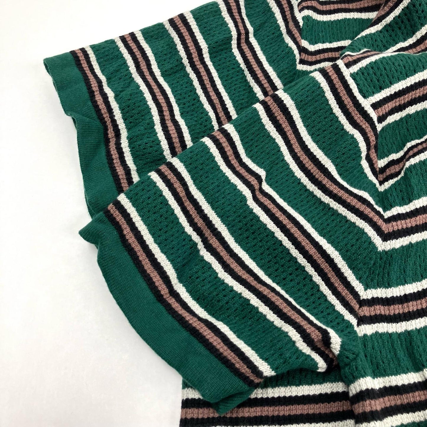 X-LARGE | エクストララージ STRIPED MESH KNIT POLO SHIRT ポロシャツ 101242013008 サイズ：XL【イオン広店】