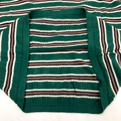 X-LARGE | エクストララージ STRIPED MESH KNIT POLO SHIRT ポロシャツ 101242013008 サイズ：XL【イオン広店】