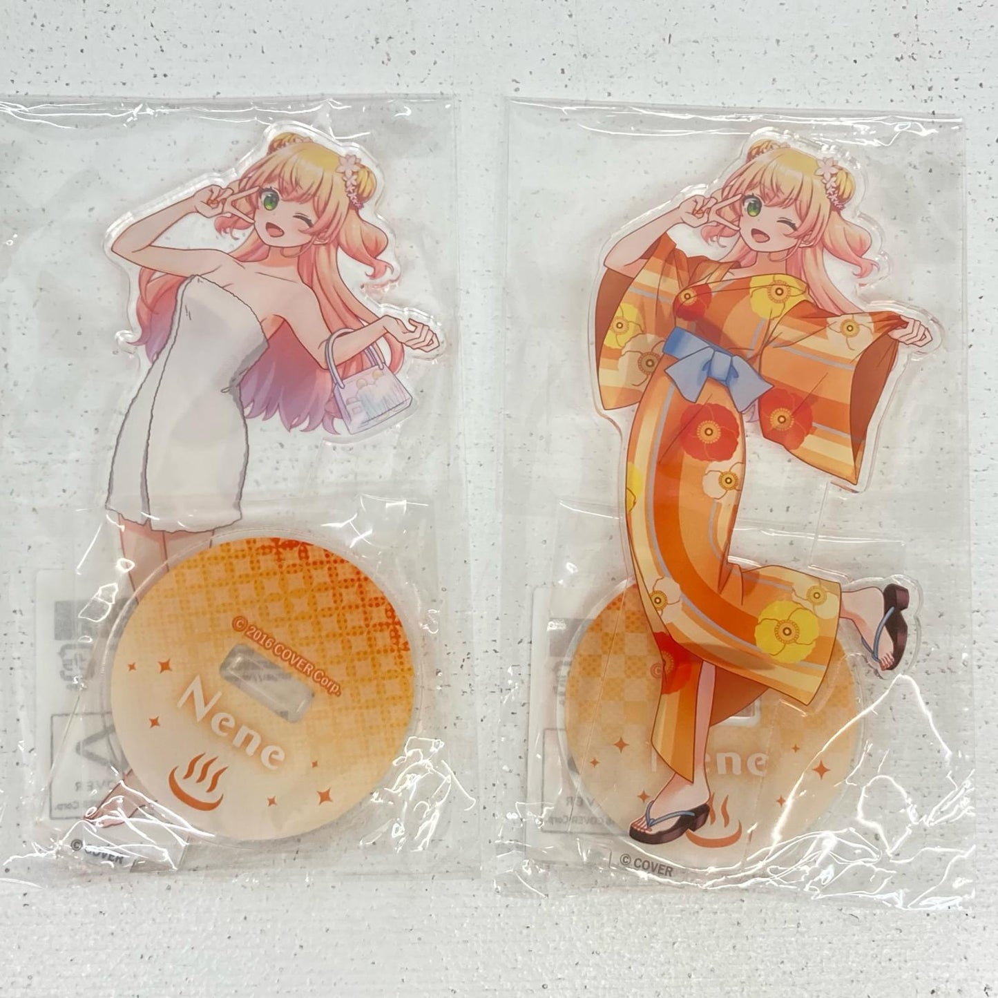 その他ホビー 全2種 極楽湯 桃鈴ねね アクリルスタンド ホロライブ 桃鈴ねね【イオン広店】