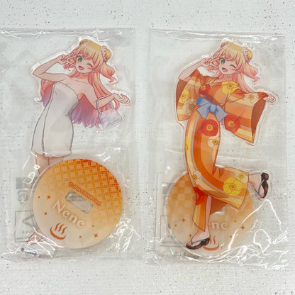 その他ホビー 全2種 極楽湯 桃鈴ねね アクリルスタンド ホロライブ 桃鈴ねね【イオン広店】