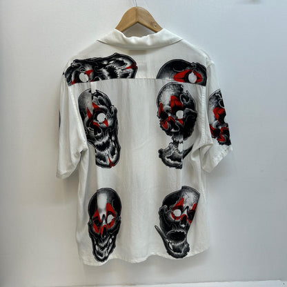 WACKOMARIA | ワコマリア S/S HAWAIIAN SHIRT 半袖シャツ 56TS-WM-HI07 ホワイト サイズ：S【イオン広店】