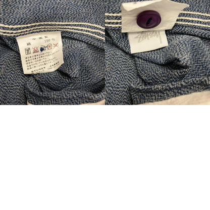 STUSSY | ステューシー ヘンリーネックシャンブレーシャツ 長袖シャツ グレー サイズ：M【イオン広店】