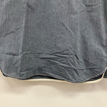 STUSSY | ステューシー ヘンリーネックシャンブレーシャツ 長袖シャツ グレー サイズ：M【イオン広店】