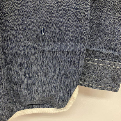 STUSSY | ステューシー ヘンリーネックシャンブレーシャツ 長袖シャツ グレー サイズ：M【イオン広店】