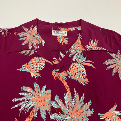 SUN SURF | サンサーフ 'STUDDED WITH PALM TREE AND PINEAPPLE' その他トップス SS38032 サイズ：XL【イオン広店】