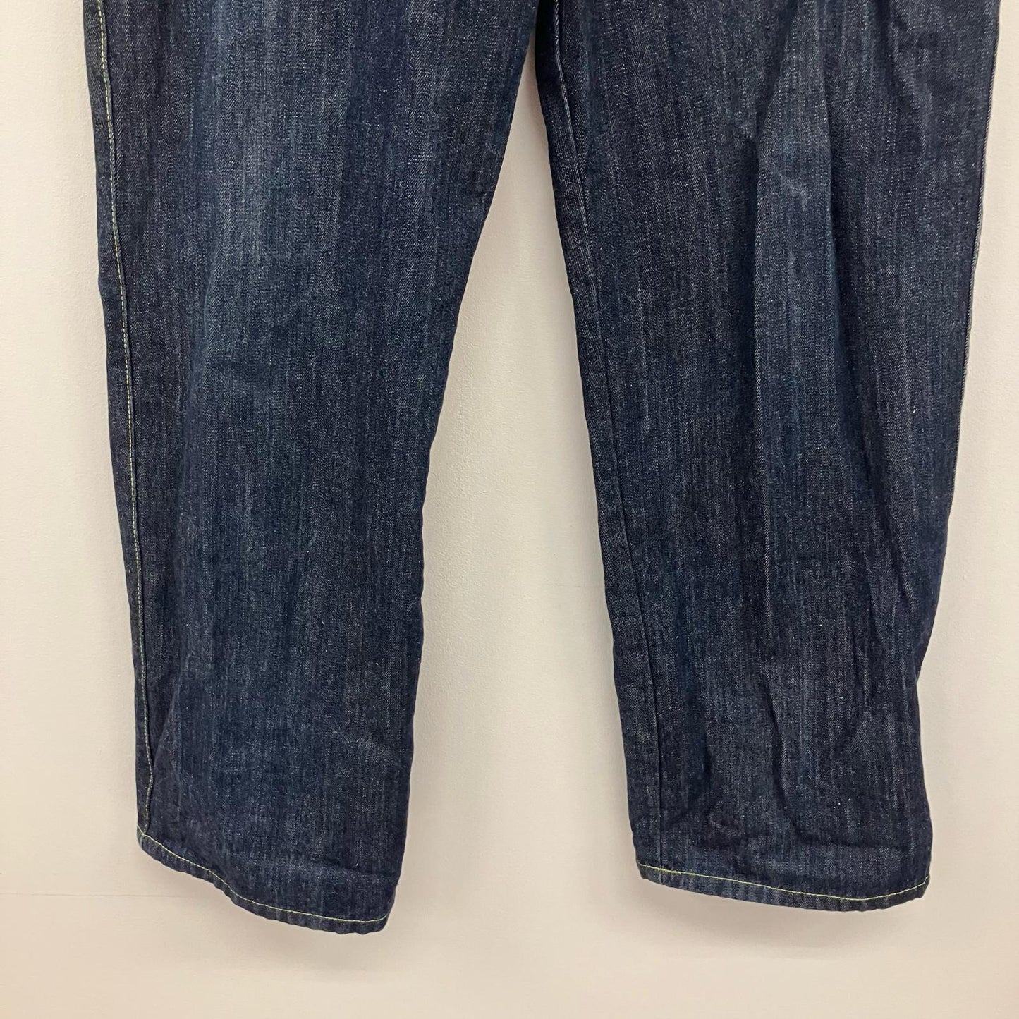 Joism カモ柄コンビ デニムパンツ インディゴ サイズ：XL【イオン広店】