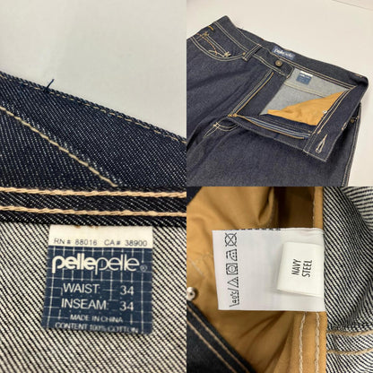 pellepelle デニムパンツ インディゴ【イオン広店】