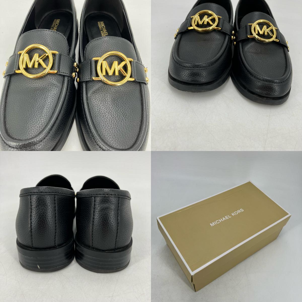 Michael Kors | マイケルコース CARMEN TUMBLED ローファー ブラック【イオン広店】