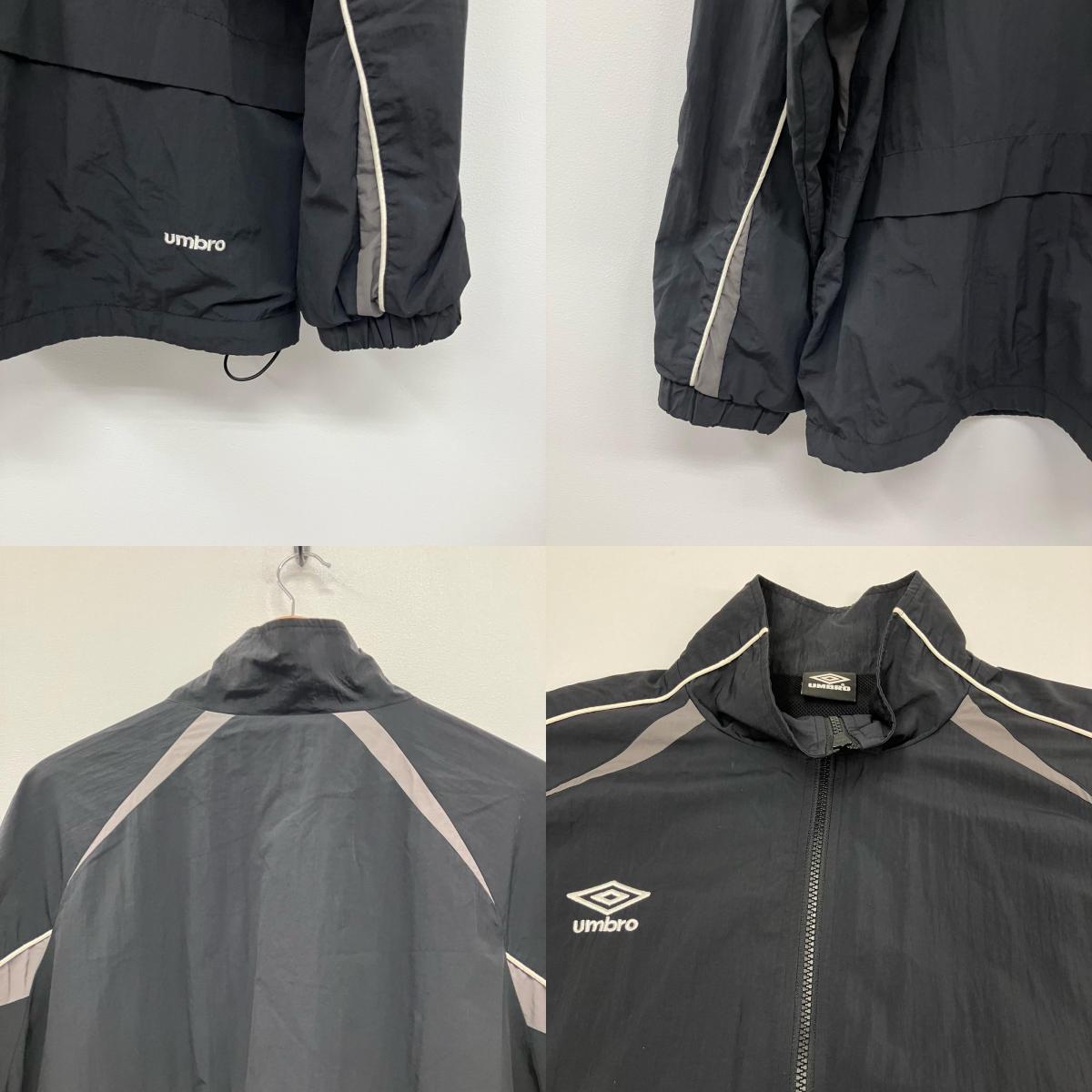 UMBRO | アンブロ um-pl24ss-bz01 ナイロンジャケット 3151394400001 ブラック サイズ：L【イオン広店】