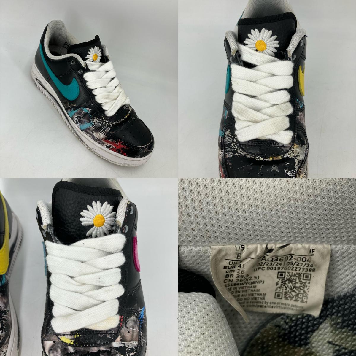 NIKE | ナイキ Air Force 1 Low '07 Para-Noise 3.0 スニーカー ブラック 26cm【イオン広店】