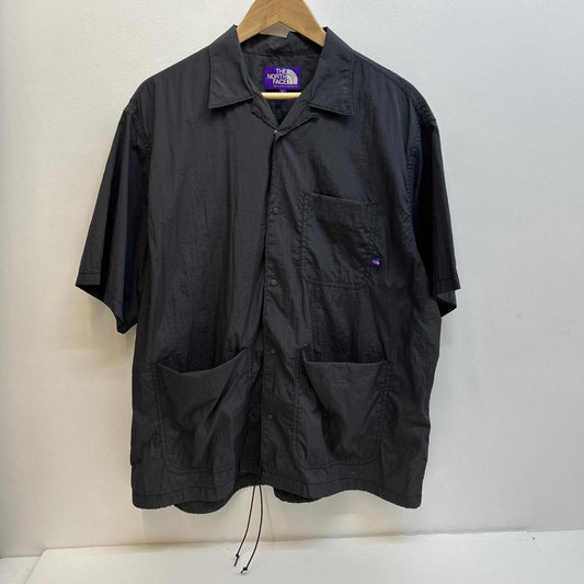 THE NORTH FACE PURPLE LABEL | ザノースフェイスパープルレーベル Nylon Taffeta Field S/S Shirt 半袖シャツ N25SG055 チャコールグレー サイズ：L【イオン広店】