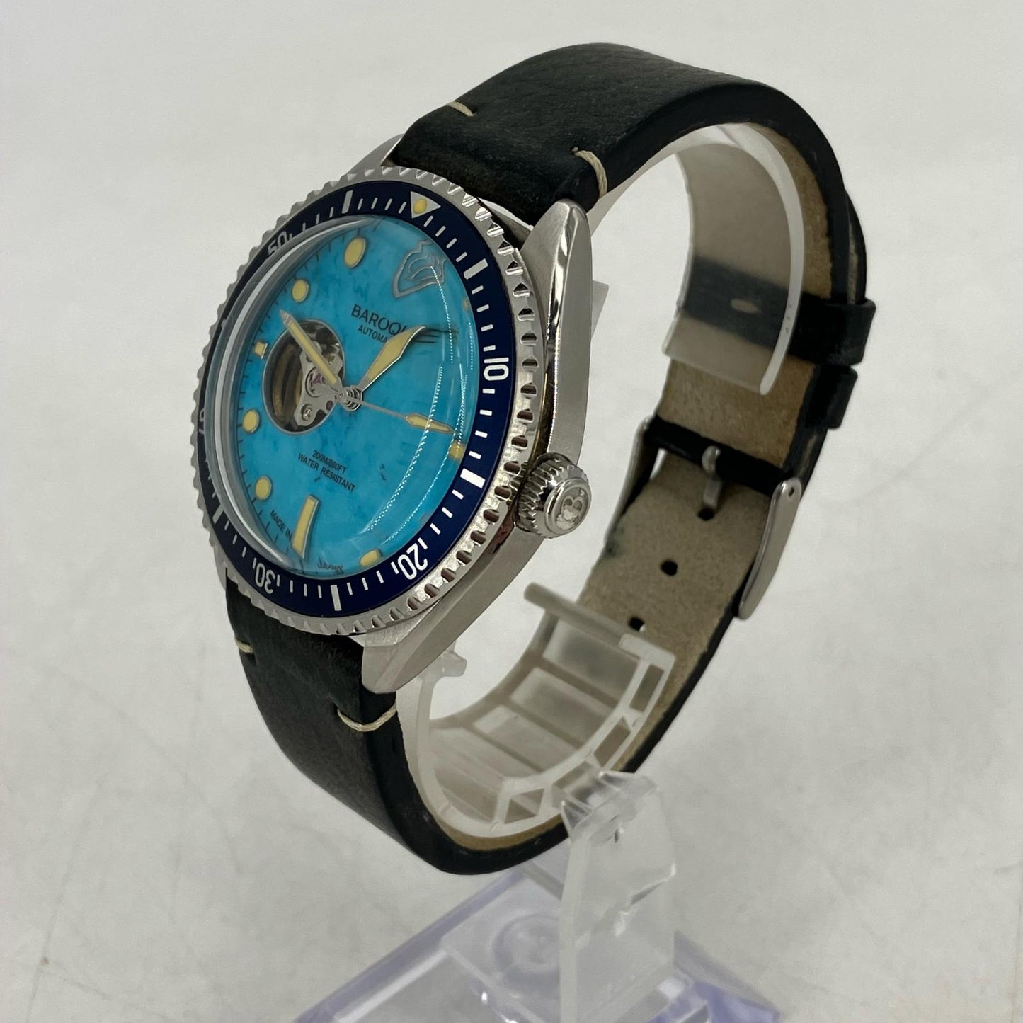 アナログ自動巻き 腕時計 BA3005S-59B ブルー【イオン広店】