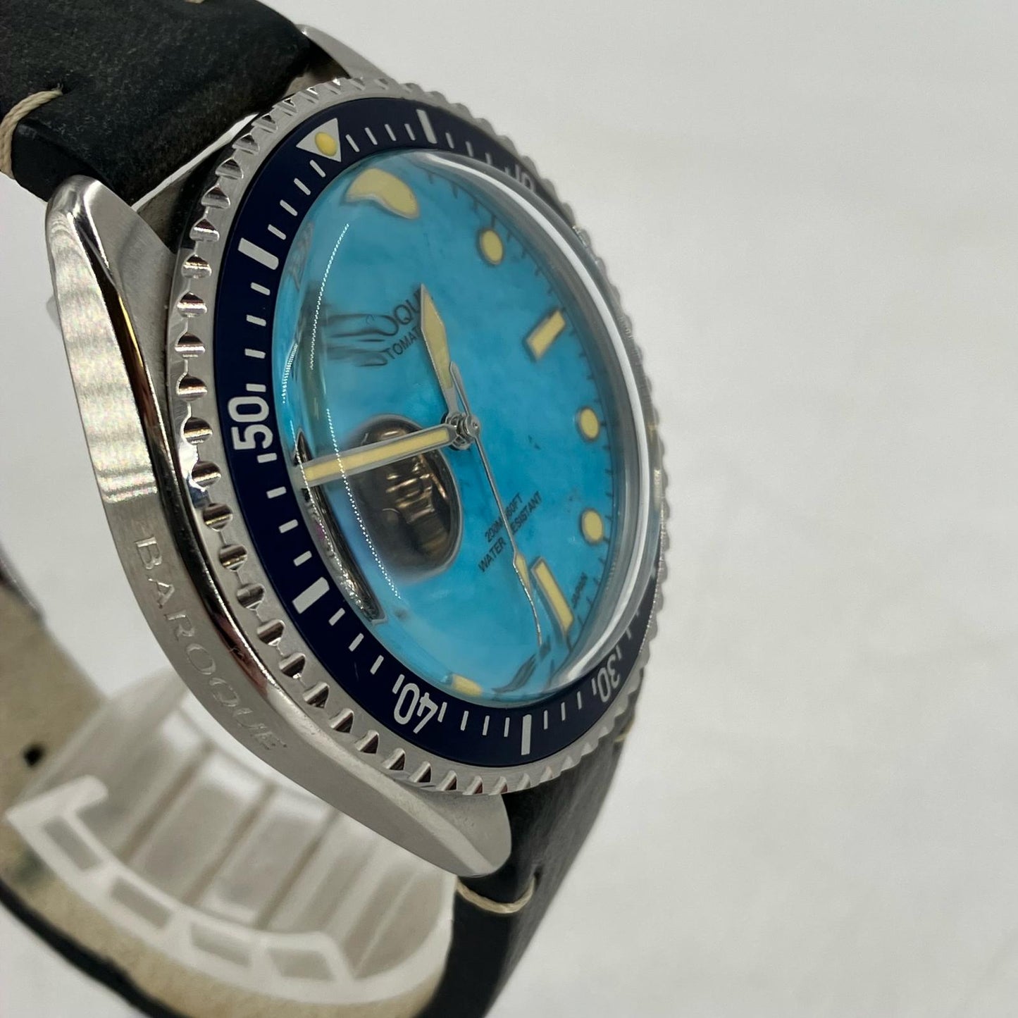 アナログ自動巻き 腕時計 BA3005S-59B ブルー【イオン広店】