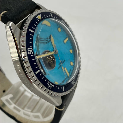 アナログ自動巻き 腕時計 BA3005S-59B ブルー【イオン広店】