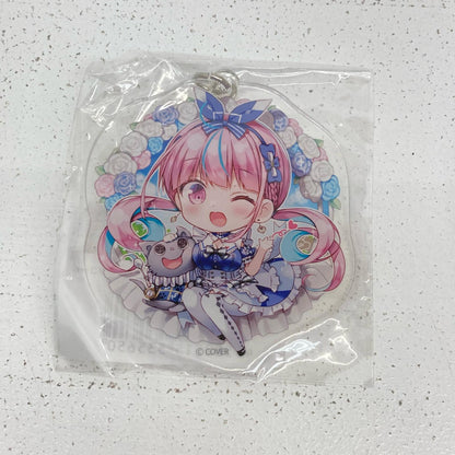 その他ホビー あくあ色 in わんだ～☆らんど♪ アクリルキーホルダー 缶バッジセット ホロライブ 湊あくあ ワンマンライブ2022 湊あくあ【イオン広店】