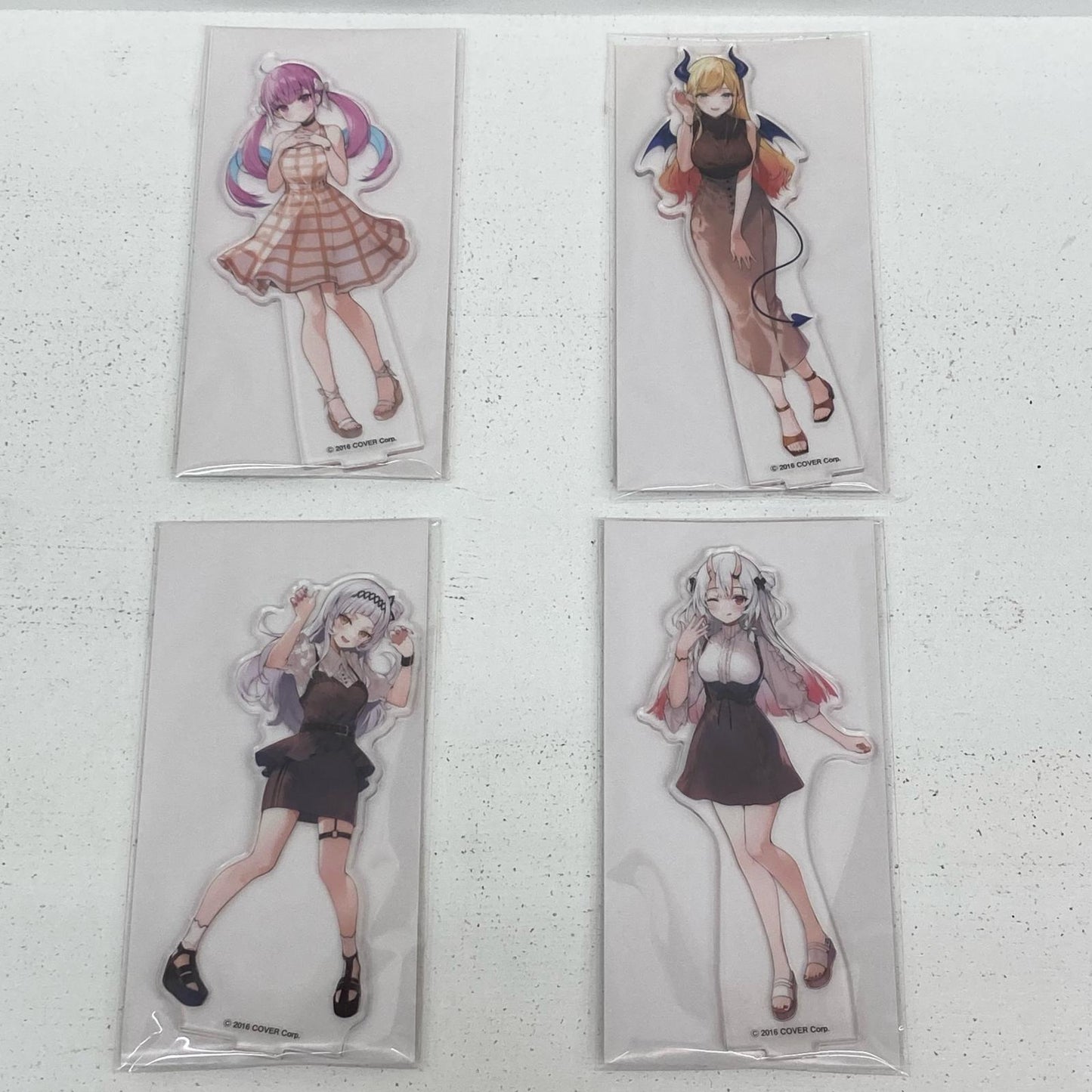 その他ホビー ホロライブ 推しチョコ アクリルスタンド 4種セット 明治 ちょこ シオン あやめ あくあ ちょこ シオン あやめ あくあ【イオン広店】