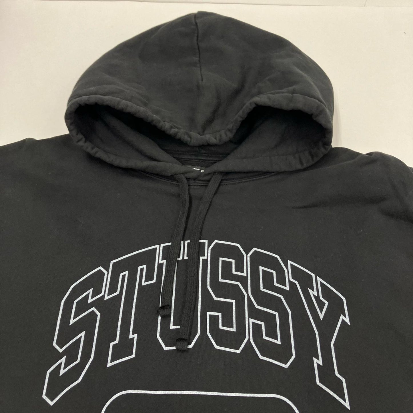 STUSSY | ステューシー BOXY CROPPED HOODIE パーカー ブラック サイズ：XL【イオン広店】