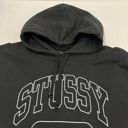 STUSSY | ステューシー BOXY CROPPED HOODIE パーカー ブラック サイズ：XL【イオン広店】