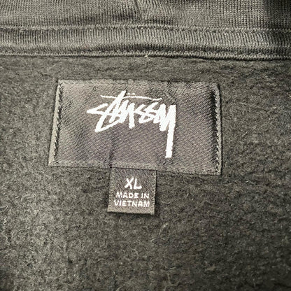 STUSSY | ステューシー BOXY CROPPED HOODIE パーカー ブラック サイズ：XL【イオン広店】