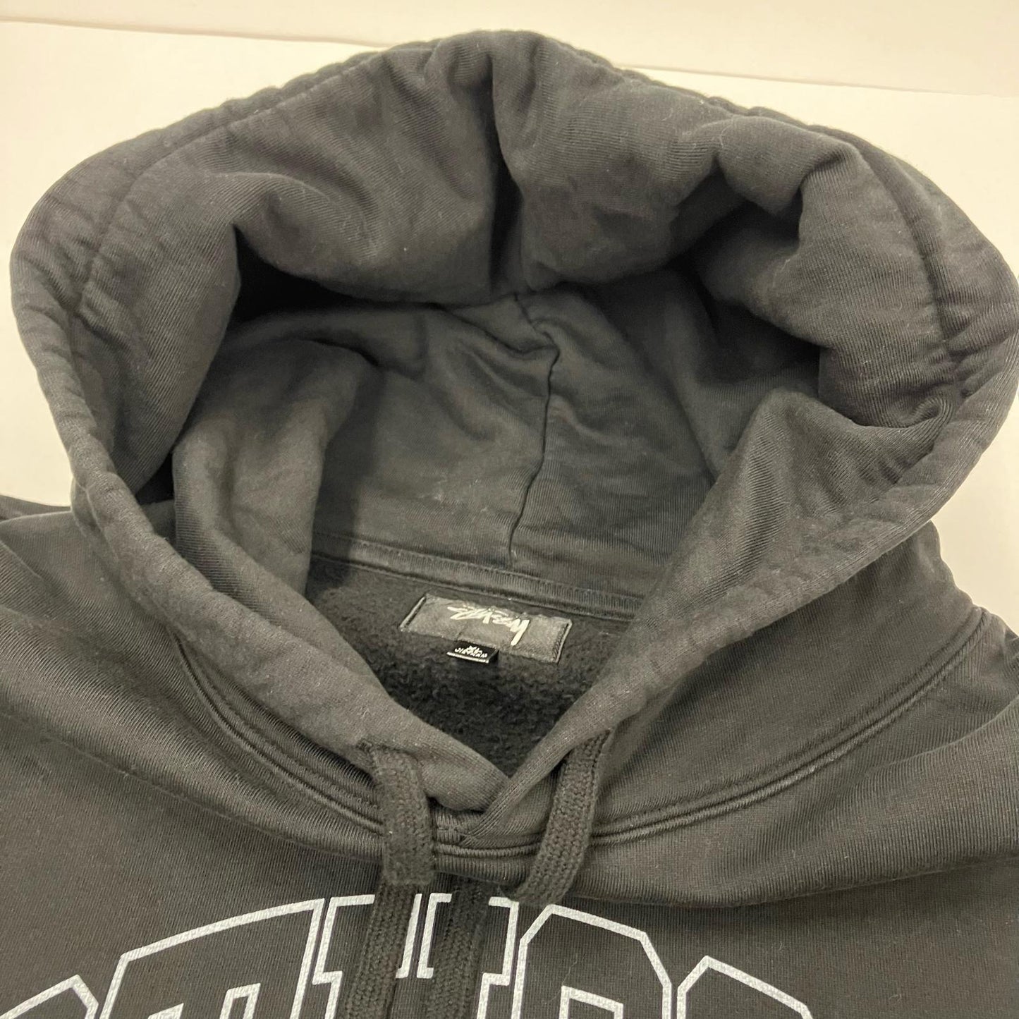 STUSSY | ステューシー BOXY CROPPED HOODIE パーカー ブラック サイズ：XL【イオン広店】