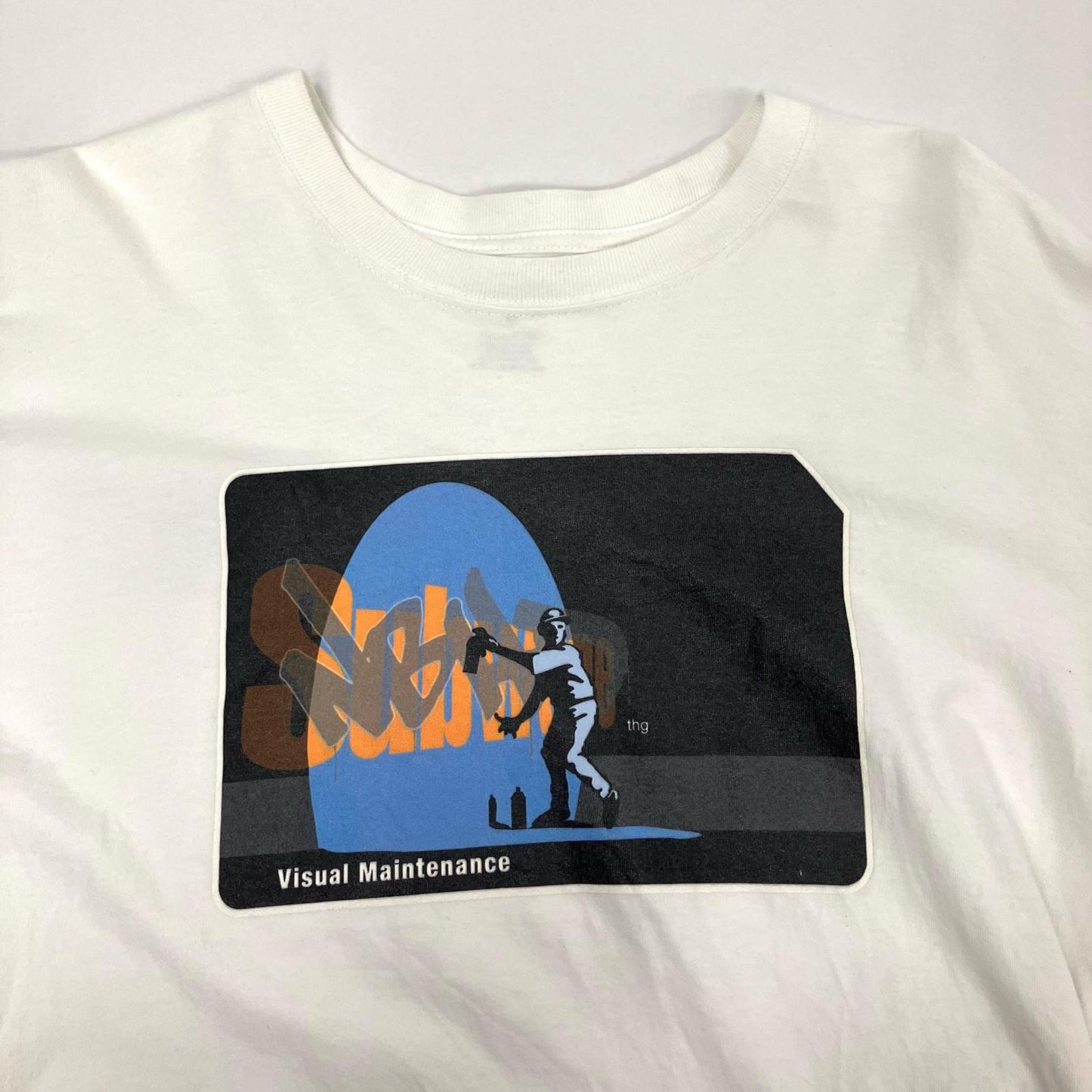 NEIGHBORHOOD | ネイバーフッド Visual Maintenance 長袖Ｔシャツ ホワイト サイズ：M【イオン広店】