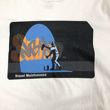 NEIGHBORHOOD | ネイバーフッド Visual Maintenance 長袖Ｔシャツ ホワイト サイズ：M【イオン広店】