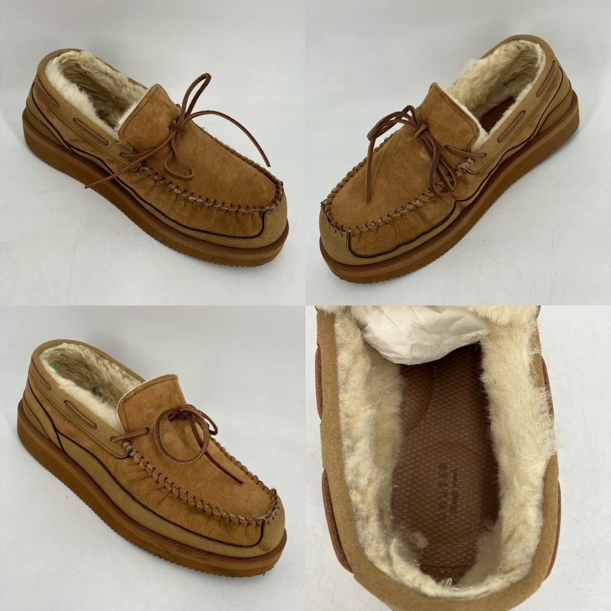 SUICOKE | スイコック ローファー UH014 ブラウン 26cm【イオン広店】