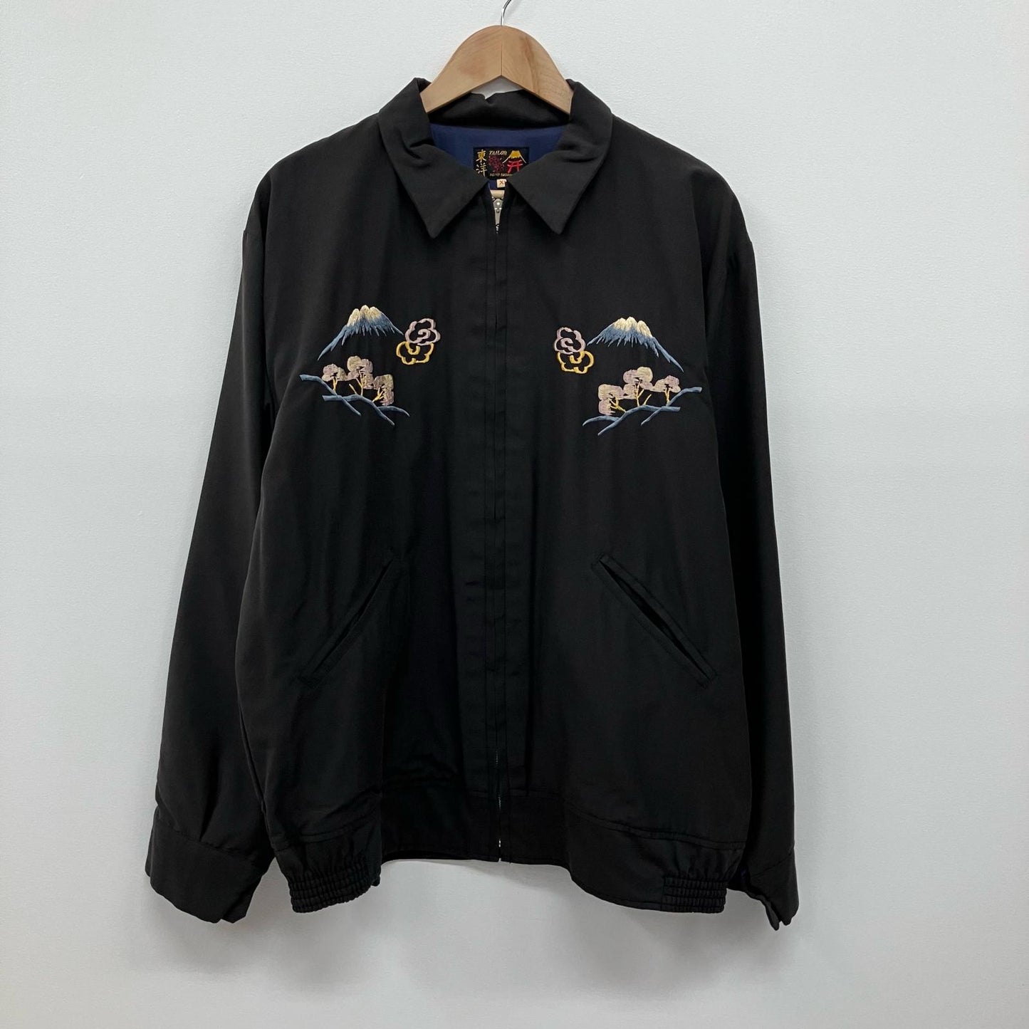 TAILOR TOYO(東洋エンタープライズ) | テイラートウヨウテイラートーヨー LANDSCAPE スーベニアジャケット TT15022 ブラック サイズ：XL【イオン広店】