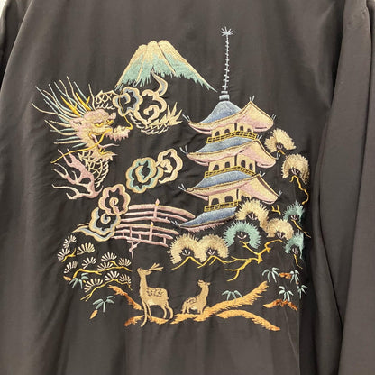 TAILOR TOYO(東洋エンタープライズ) | テイラートウヨウテイラートーヨー LANDSCAPE スーベニアジャケット TT15022 ブラック サイズ：XL【イオン広店】