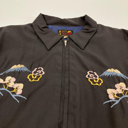 TAILOR TOYO(東洋エンタープライズ) | テイラートウヨウテイラートーヨー LANDSCAPE スーベニアジャケット TT15022 ブラック サイズ：XL【イオン広店】