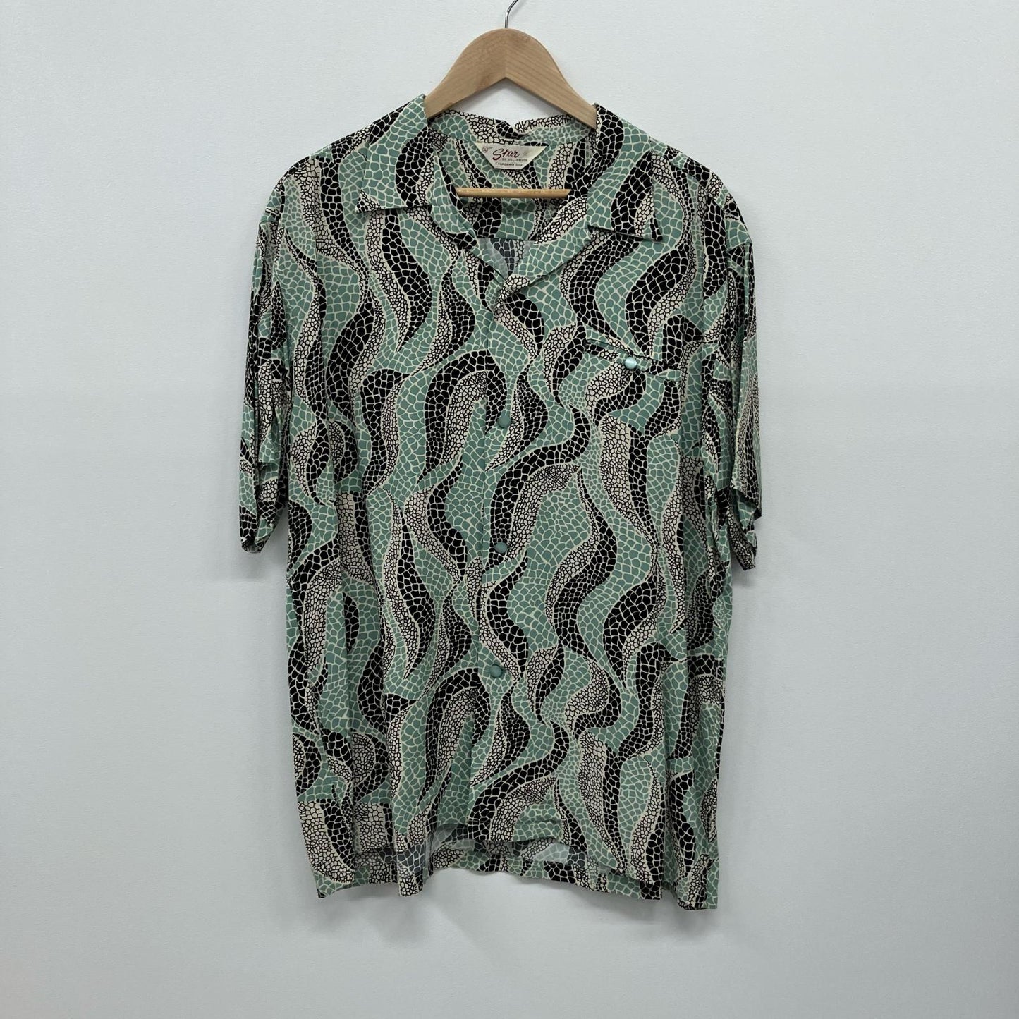 TAILOR TOYO(東洋エンタープライズ) | テイラートウヨウテイラートーヨー HIGH DENSITY RAYON OPEN SHIRT その他トップス SH38632 グリーン サイズ：XL【イオン広店】
