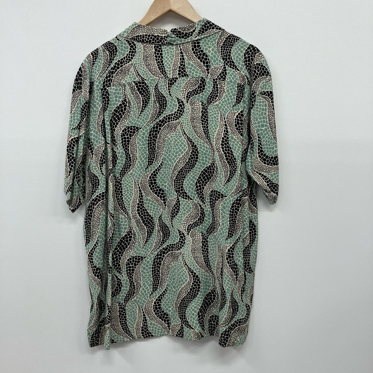 TAILOR TOYO(東洋エンタープライズ) | テイラートウヨウテイラートーヨー HIGH DENSITY RAYON OPEN SHIRT その他トップス SH38632 グリーン サイズ：XL【イオン広店】