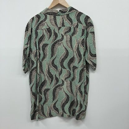 TAILOR TOYO(東洋エンタープライズ) | テイラートウヨウテイラートーヨー HIGH DENSITY RAYON OPEN SHIRT その他トップス SH38632 グリーン サイズ：XL【イオン広店】