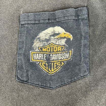HARLEY-DAVIDSON | ハーレーダビットソン 半袖Ｔシャツ チャコールグレー サイズ：L【イオン広店】