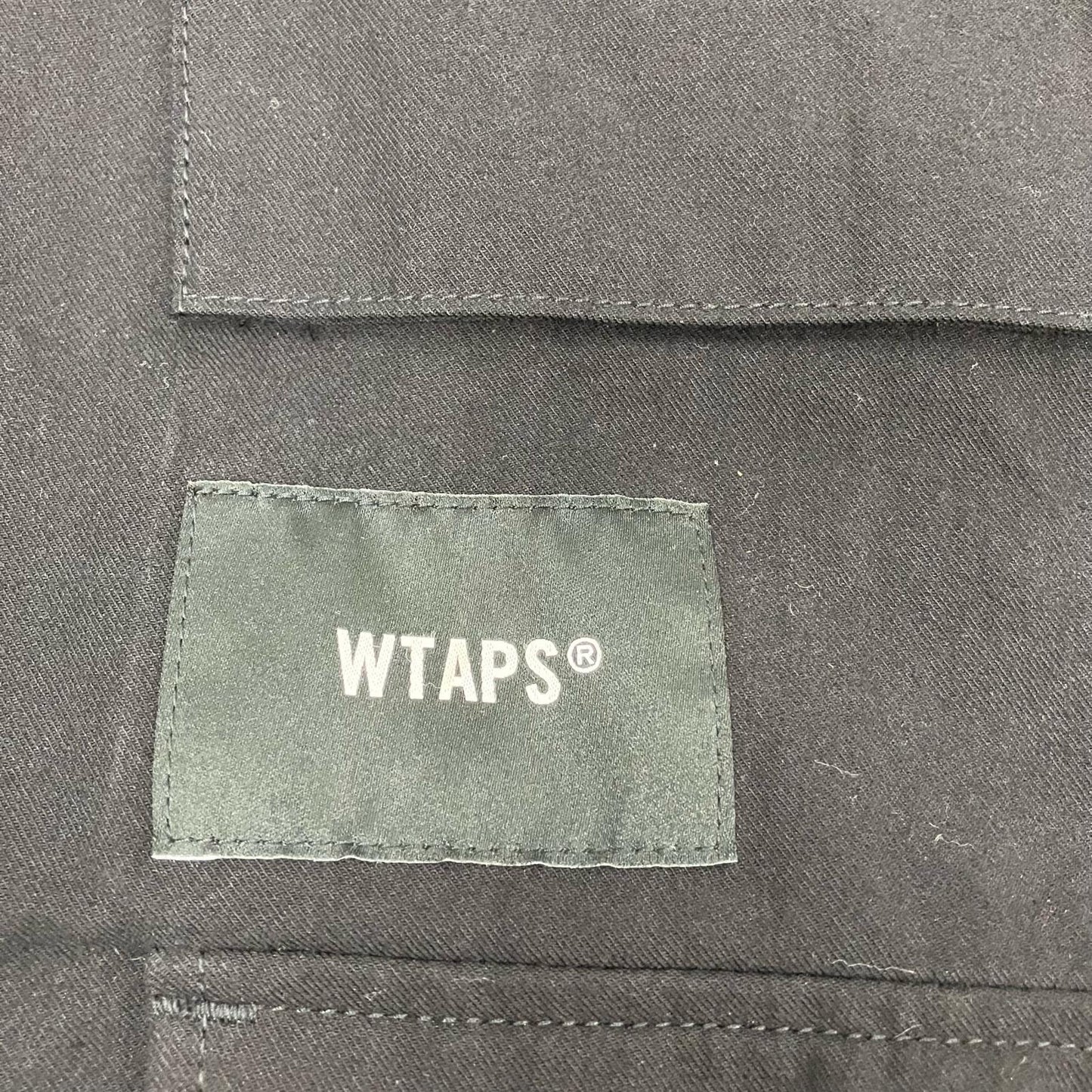 W)TAPS | ダブルタップス VEINY / LS / COTTON. TWILL ミリタリージャケット 251WVDT-SHM03 ブラック サイズ：2【イオン広店】