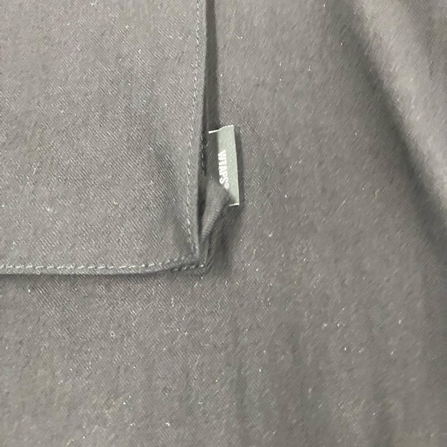 W)TAPS | ダブルタップス VEINY / LS / COTTON. TWILL ミリタリージャケット 251WVDT-SHM03 ブラック サイズ：2【イオン広店】