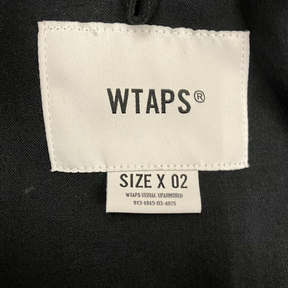 W)TAPS | ダブルタップス VEINY / LS / COTTON. TWILL ミリタリージャケット 251WVDT-SHM03 ブラック サイズ：2【イオン広店】