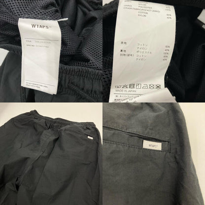 W)TAPS | ダブルタップス TROUSERS / NYCO.RIPSTOP. CORDURA パンツ 251CWDT-PTM04 ブラック サイズ：1【イオン広店】
