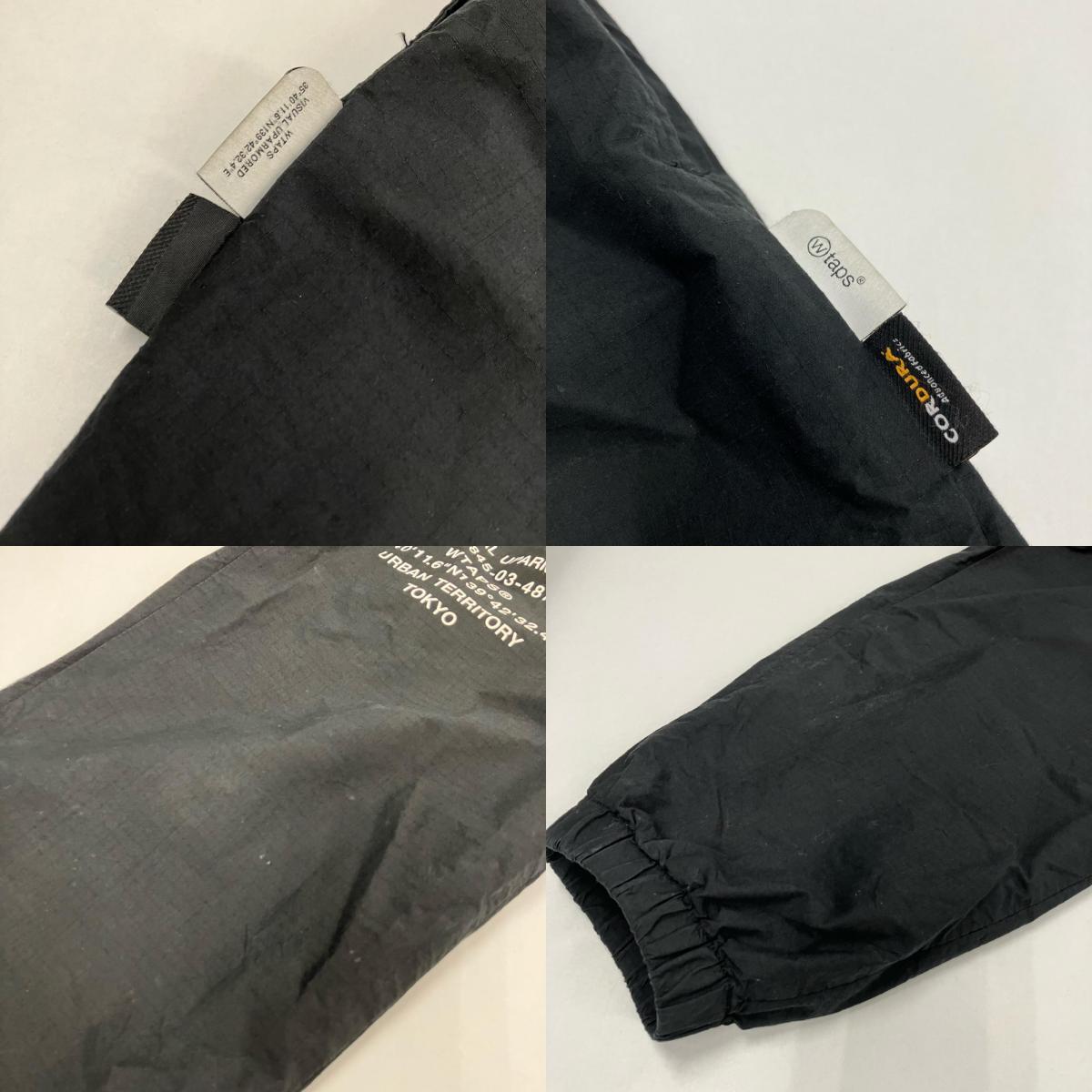 W)TAPS | ダブルタップス TROUSERS / NYCO.RIPSTOP. CORDURA パンツ 251CWDT-PTM04 ブラック サイズ：1【イオン広店】