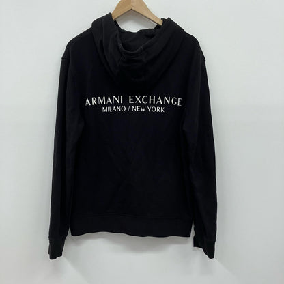 ARMANI EXCHANGE | アルマーニエクスチェンジ パーカー 8NZM94 ZJKRZ ブラック サイズ：XL【イオン広店】