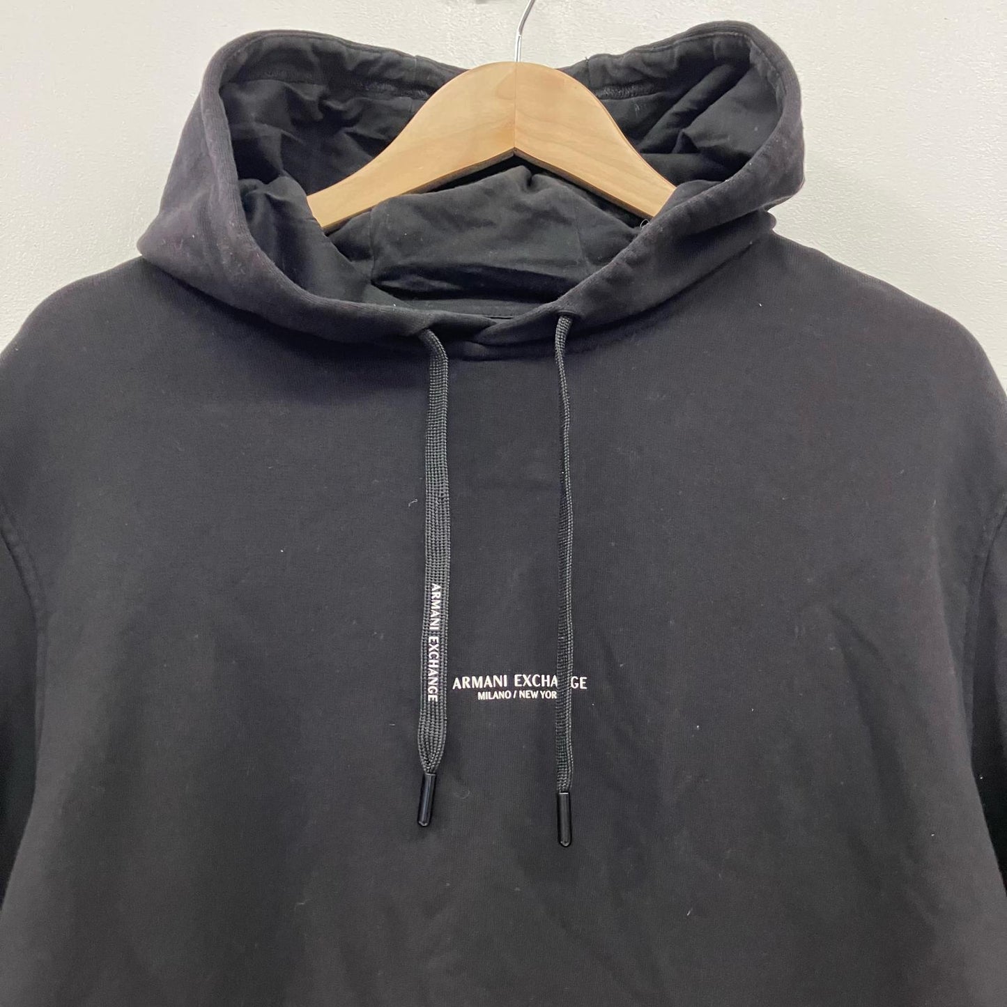 ARMANI EXCHANGE | アルマーニエクスチェンジ パーカー 8NZM94 ZJKRZ ブラック サイズ：XL【イオン広店】