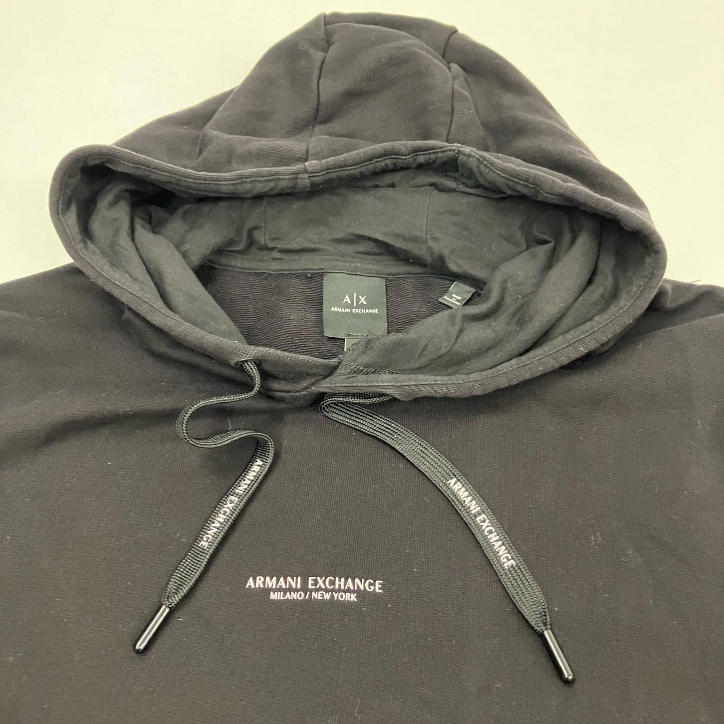 ARMANI EXCHANGE | アルマーニエクスチェンジ パーカー 8NZM94 ZJKRZ ブラック サイズ：XL【イオン広店】