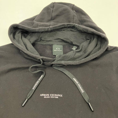 ARMANI EXCHANGE | アルマーニエクスチェンジ パーカー 8NZM94 ZJKRZ ブラック サイズ：XL【イオン広店】