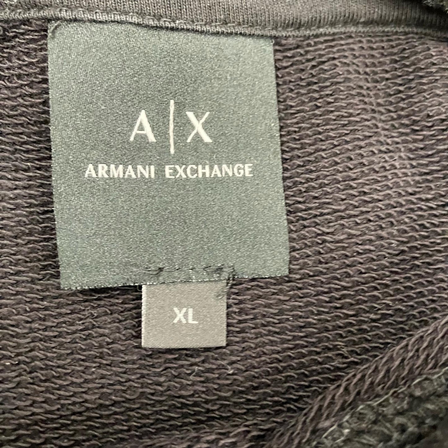 ARMANI EXCHANGE | アルマーニエクスチェンジ パーカー 8NZM94 ZJKRZ ブラック サイズ：XL【イオン広店】